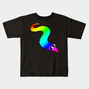 Rainbow Worm Kids T-Shirt